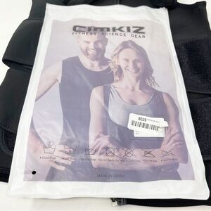 CIMKIZ Women’s Black Neoprene Blend Sauna Fitness Vest Waist Trainer Size Small